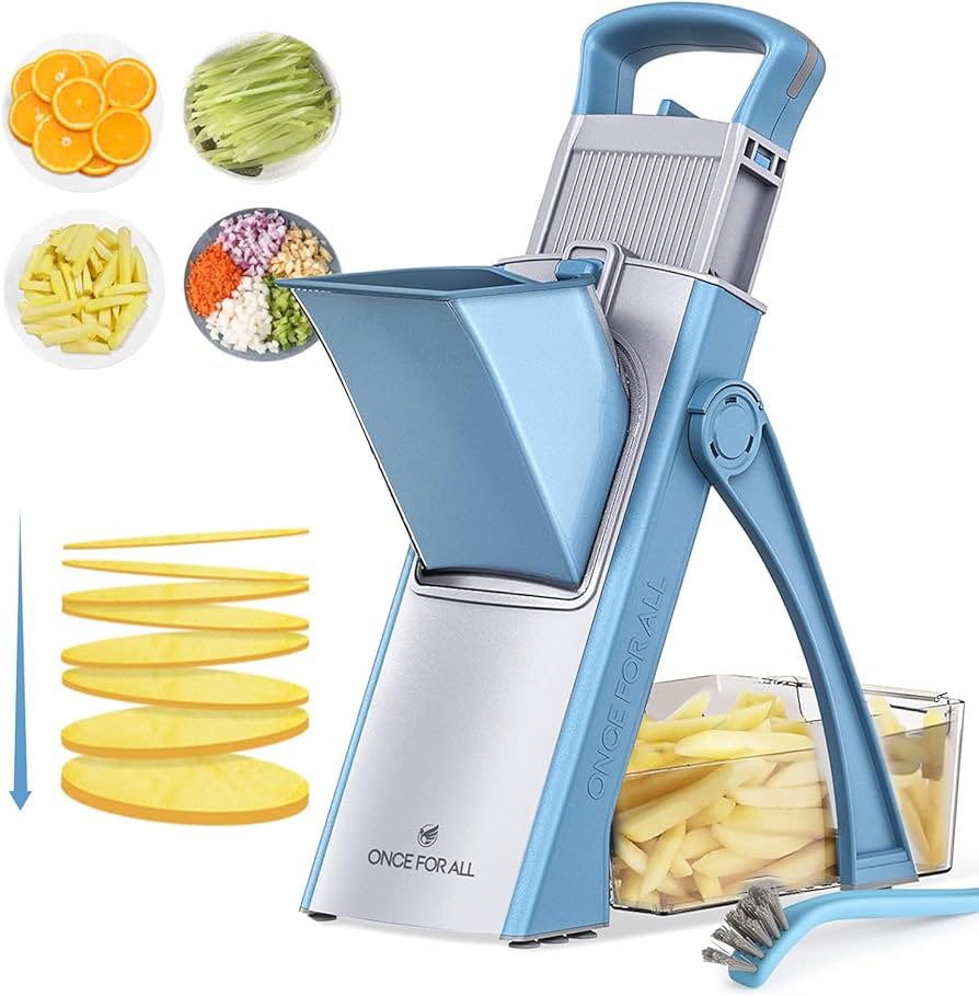 ✨Last Day 49% OFF -Supmakin Safe for Upgraded Kitchen, Larger Food Port, Food Slicer, Potato Fryer, Adjustable